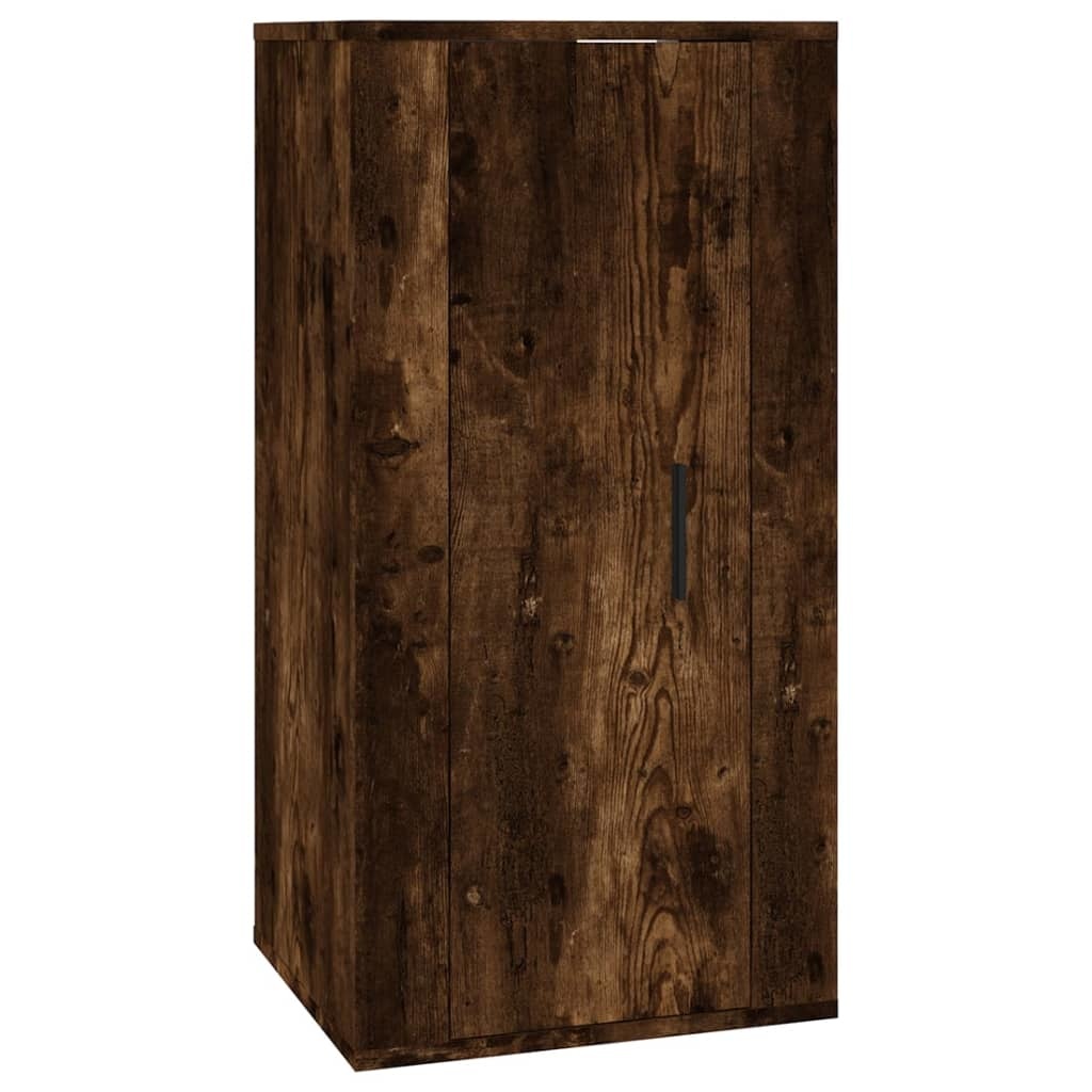 VidaXL Tv-wandmeubel 40x34,5x80 cm gerookt eikenkleurig
