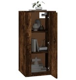 VidaXL Tv-wandmeubel 40x34,5x80 cm gerookt eikenkleurig