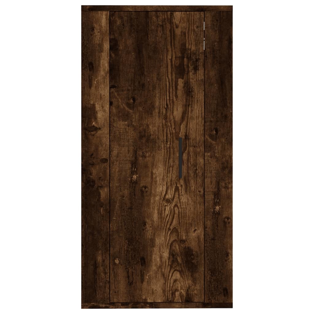 VidaXL Tv-wandmeubel 40x34,5x80 cm gerookt eikenkleurig