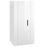 VidaXL Tv-wandmeubel 40x34,5x80 cm hoogglans wit