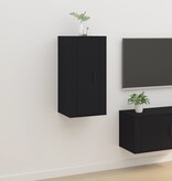 VidaXL Tv-wandmeubel 40x34,5x80 cm zwart