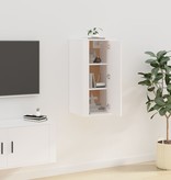 VidaXL Tv-wandmeubel 40x34,5x80 cm wit