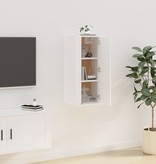 VidaXL Tv-wandmeubel 40x34,5x80 cm wit