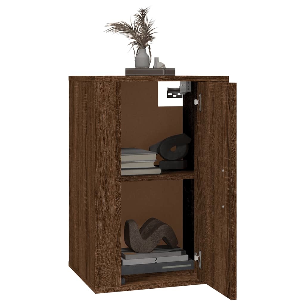 VidaXL Tv-wandmeubels 2 st 40x34,5x60 cm bruineikenkleurig