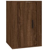 VidaXL Tv-wandmeubels 2 st 40x34,5x60 cm bruineikenkleurig