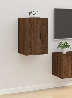 VidaXL Tv-wandmeubel 40x34,5x60 cm bruineikenkleurig