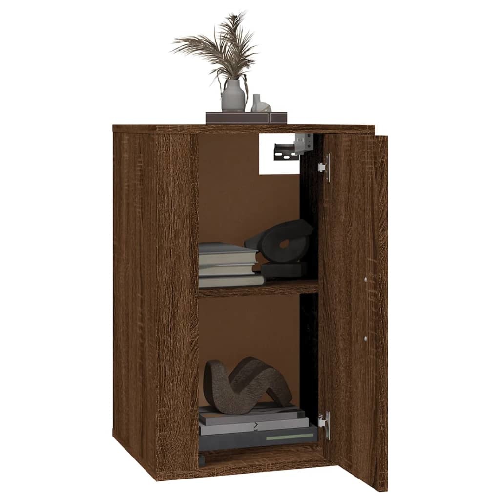 VidaXL Tv-wandmeubel 40x34,5x60 cm bruineikenkleurig
