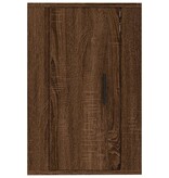 VidaXL Tv-wandmeubel 40x34,5x60 cm bruineikenkleurig