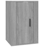 VidaXL Tv-wandmeubels 2 st 40x34,5x60 cm grijs sonoma eikenkleurig