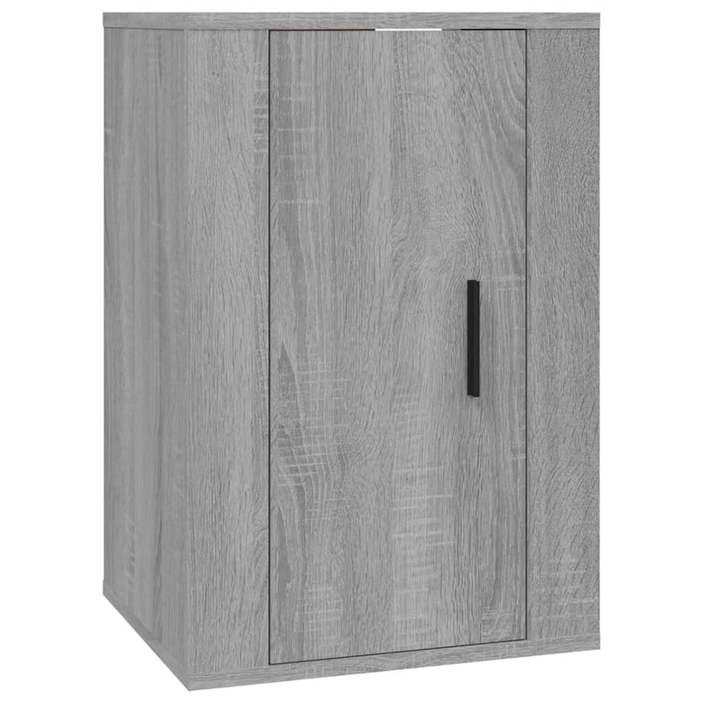VidaXL Tv-wandmeubels 2 st 40x34,5x60 cm grijs sonoma eikenkleurig