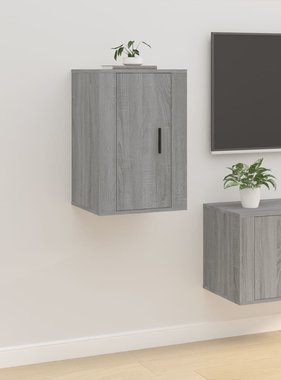 VidaXL Tv-wandmeubel 40x34,5x60 cm grijs sonoma eikenkleurig