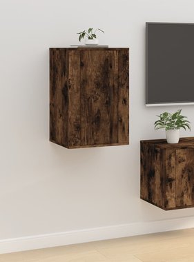 VidaXL Tv-wandmeubel 40x34,5x60 cm gerookt eikenkleurig