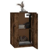 VidaXL Tv-wandmeubel 40x34,5x60 cm gerookt eikenkleurig