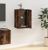 VidaXL Tv-wandmeubel 40x34,5x60 cm gerookt eikenkleurig
