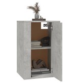 VidaXL Tv-wandmeubels 2 st 40x34,5x60 cm betongrijs