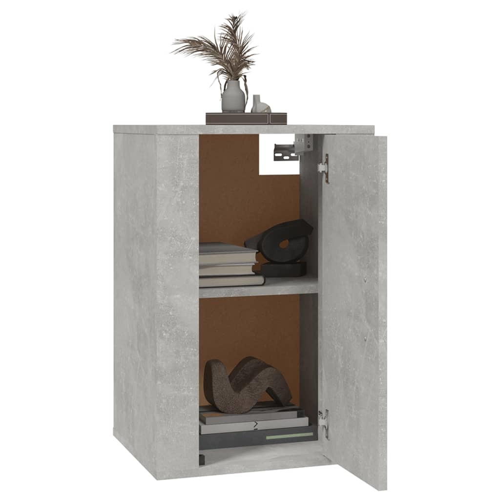 VidaXL Tv-wandmeubels 2 st 40x34,5x60 cm betongrijs
