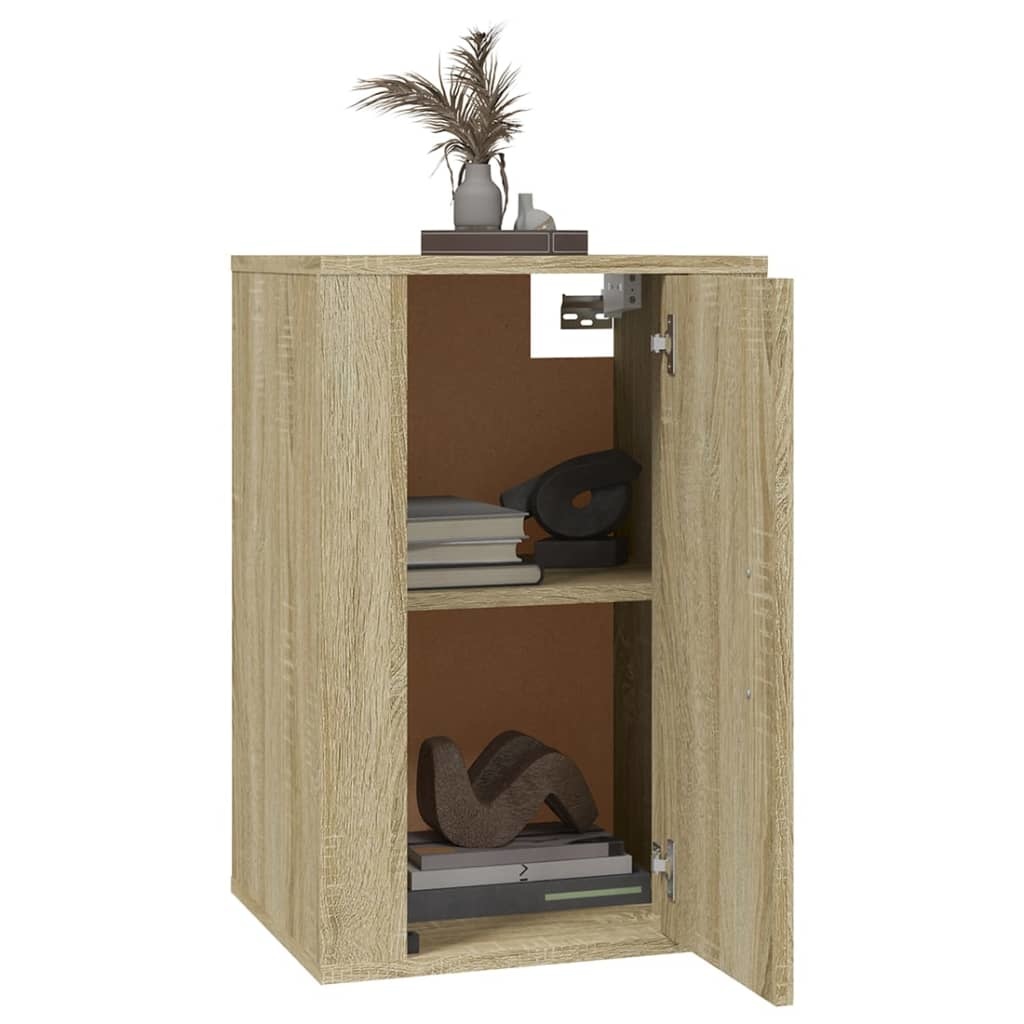 VidaXL Tv-wandmeubels 2 st 40x34,5x60 cm sonoma eikenkleurig
