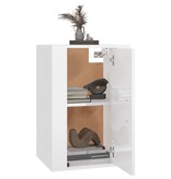 VidaXL Tv-wandmeubel 40x34,5x60 cm hoogglans wit