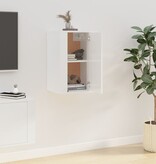 VidaXL Tv-wandmeubel 40x34,5x60 cm hoogglans wit