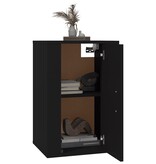 VidaXL Tv-wandmeubels 2 st 40x34,5x60 cm zwart