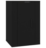 VidaXL Tv-wandmeubels 2 st 40x34,5x60 cm zwart