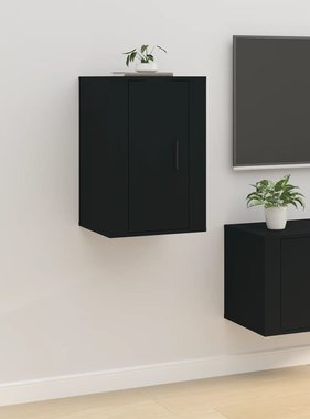 VidaXL Tv-wandmeubel 40x34,5x60 cm zwart