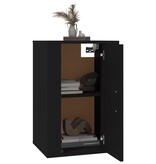 VidaXL Tv-wandmeubel 40x34,5x60 cm zwart