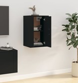 VidaXL Tv-wandmeubel 40x34,5x60 cm zwart