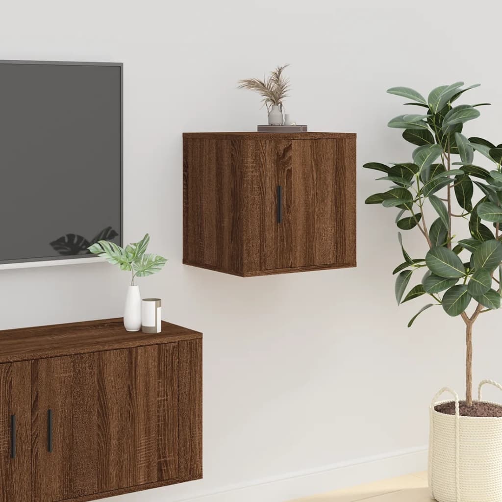 VidaXL Tv-wandmeubel 40x34,5x40 cm bruineikenkleurig