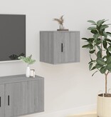 vidaXL Tv-wandmeubel 40x34,5x40 cm grijs sonoma eikenkleurig