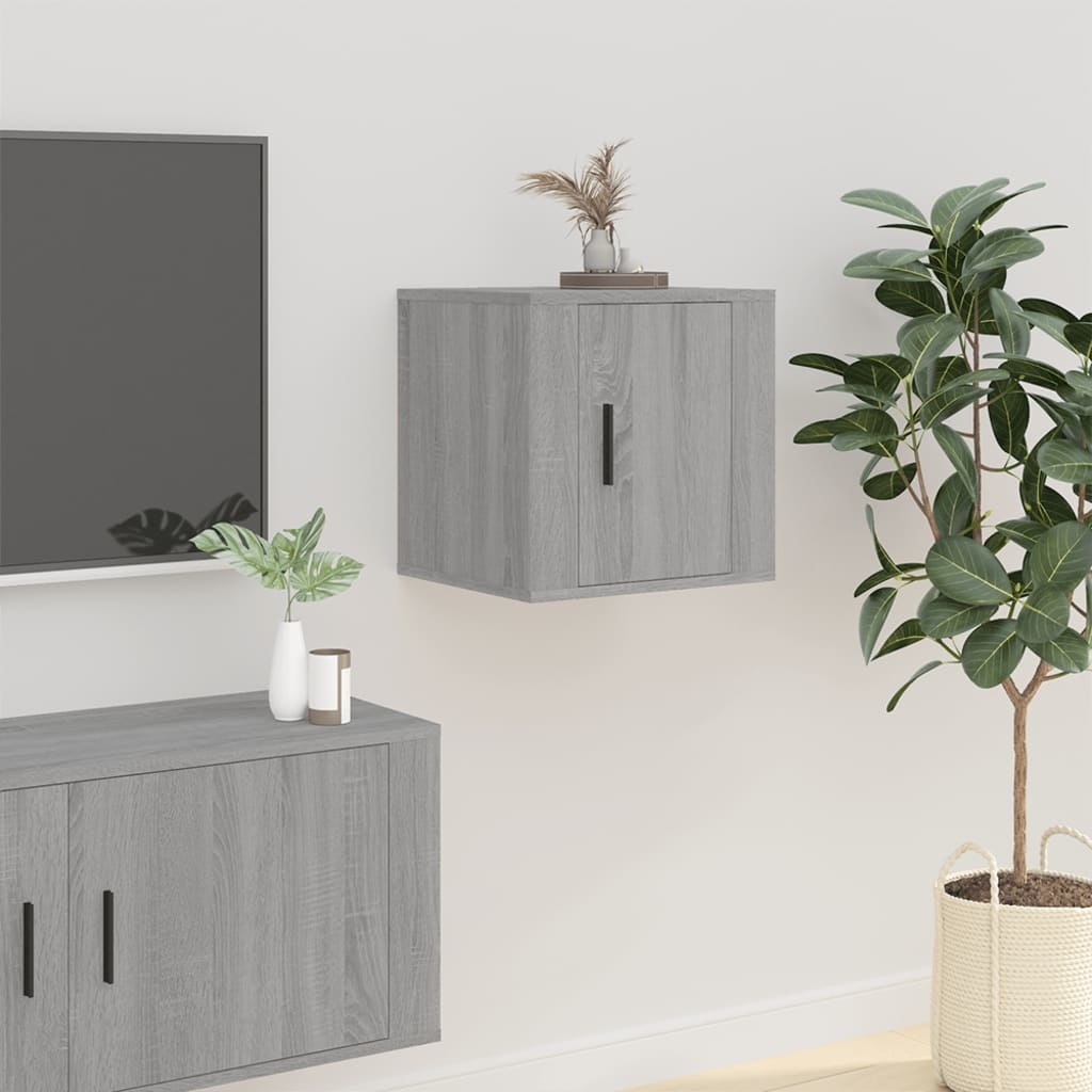 VidaXL Tv-wandmeubel 40x34,5x40 cm grijs sonoma eikenkleurig