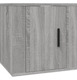VidaXL Tv-wandmeubel 40x34,5x40 cm grijs sonoma eikenkleurig