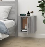 VidaXL Tv-wandmeubel 40x34,5x40 cm grijs sonoma eikenkleurig