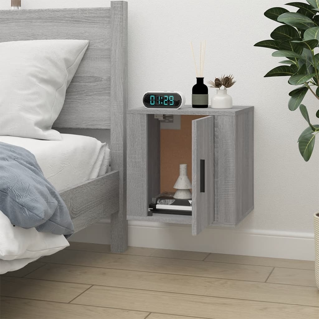 VidaXL Tv-wandmeubel 40x34,5x40 cm grijs sonoma eikenkleurig
