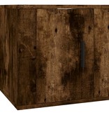 vidaXL Tv-wandmeubels 2 st 40x34,5x40 cm gerookt eikenkleurig