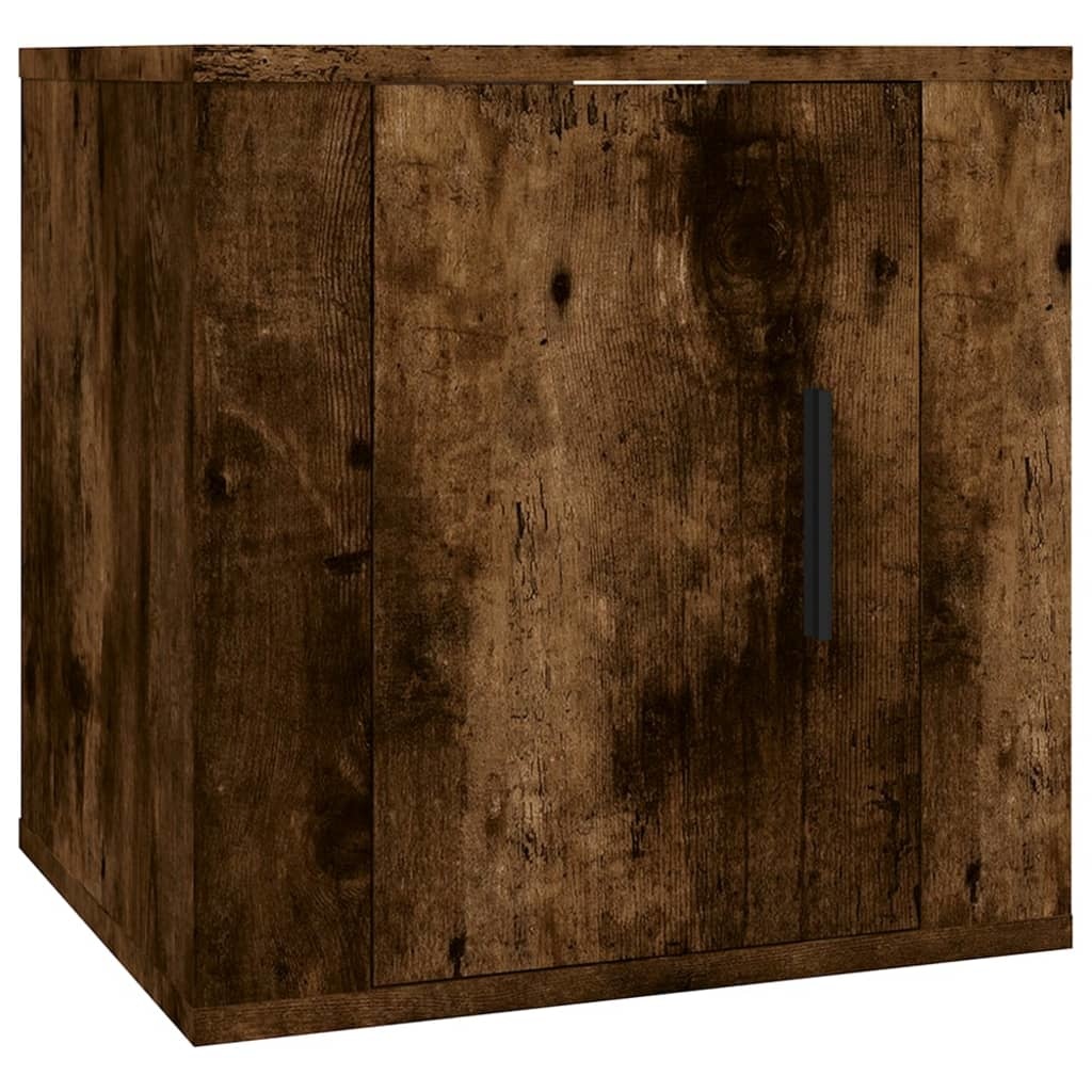 VidaXL Tv-wandmeubels 2 st 40x34,5x40 cm gerookt eikenkleurig