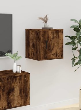 VidaXL Tv-wandmeubel 40x34,5x40 cm gerookt eikenkleurig