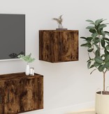 vidaXL Tv-wandmeubel 40x34,5x40 cm gerookt eikenkleurig