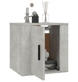 VidaXL Tv-wandmeubels 2 st 40x34,5x40 cm betongrijs