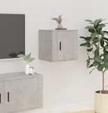 vidaXL Tv-wandmeubel 40x34,5x40 cm betongrijs