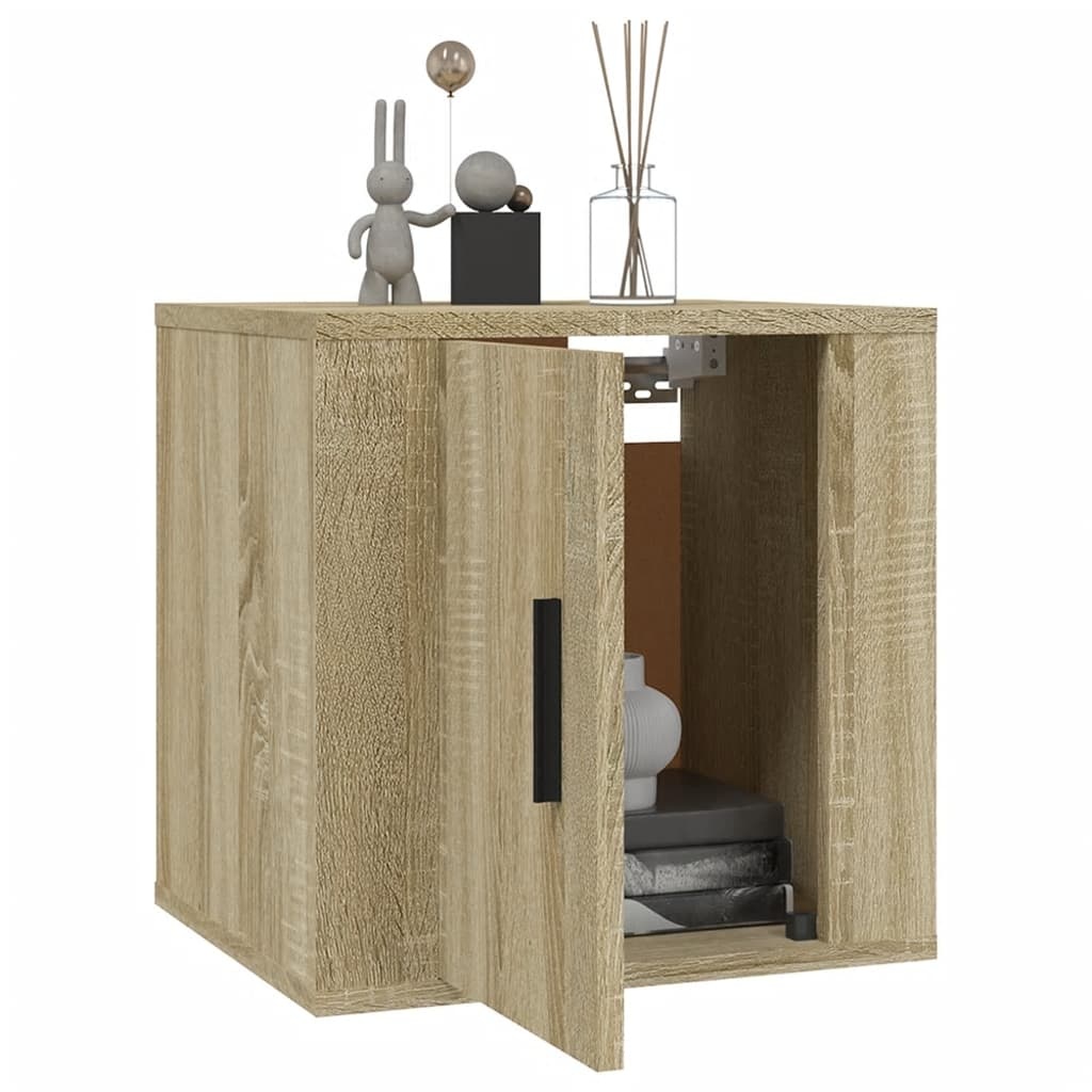 VidaXL Tv-wandmeubels 2 st 40x34,5x40 cm sonoma eikenkleurig