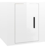 VidaXL Tv-wandmeubels 2 st 40x34,5x40 cm hoogglans wit
