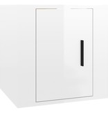 VidaXL Tv-wandmeubel 40x34,5x40 cm hoogglans wit