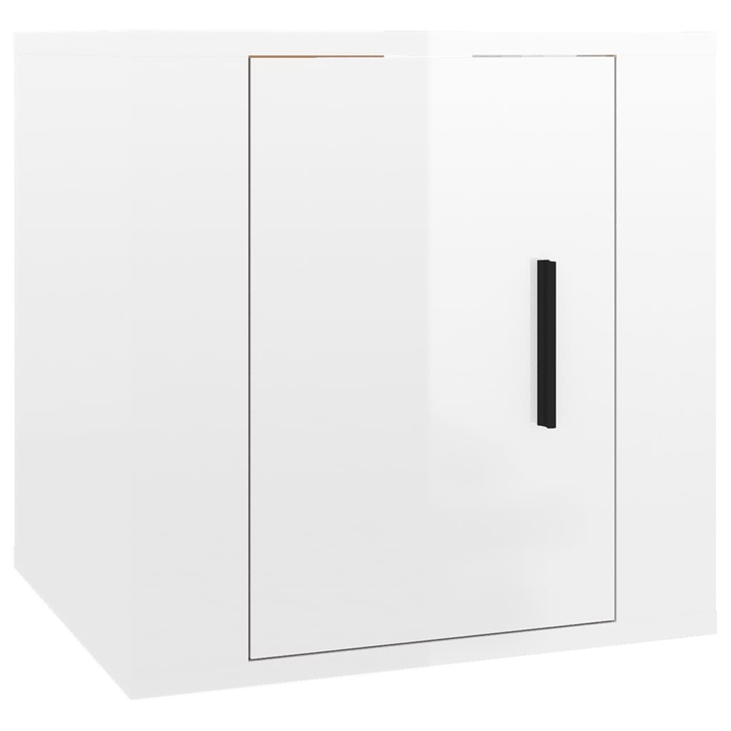 VidaXL Tv-wandmeubel 40x34,5x40 cm hoogglans wit