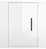 VidaXL Tv-wandmeubel 40x34,5x40 cm hoogglans wit