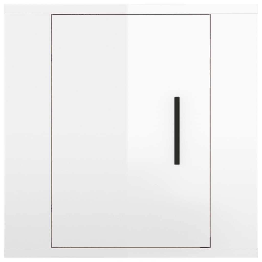 VidaXL Tv-wandmeubel 40x34,5x40 cm hoogglans wit