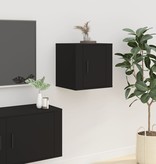 VidaXL Tv-wandmeubel 40x34,5x40 cm zwart