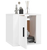 VidaXL Tv-wandmeubel 40x34,5x40 cm wit
