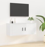 VidaXL Tv-wandmeubel 100x34,5x40 cm hoogglans wit