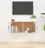 VidaXL Tv-wandmeubel 100x34,5x40 cm hoogglans wit